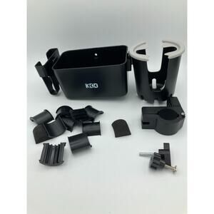 Stroller Cup Holder with Snack Tray, 3-in-1 Universal Stroller Tray with Phone H